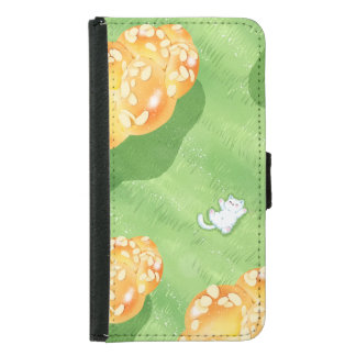 solf bread clouds samsung galaxy s5 wallet case
