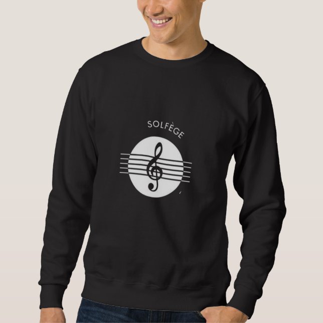 Solfege Music Symbol sweatShirt (Front)