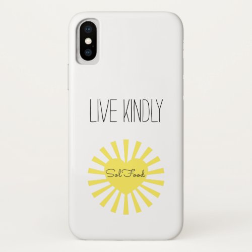 SolFood Collective Live Kindly Phone Case