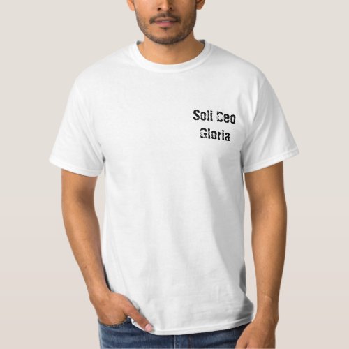 Soli Deo Gloria 2 Corinthians 521 T_Shirt
