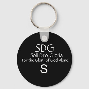Soli Deo Gloria Keychain