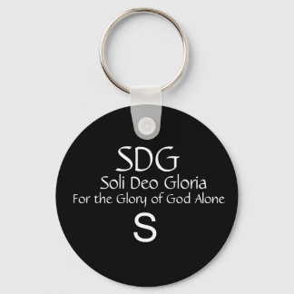 Soli Deo Gloria Keychain