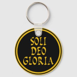 Soli Deo Gloria Keychain