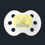 Soli Deo Gloria Pacifier<br><div class="desc">Soli Deo Gloria, For the Glory of God Alone</div>