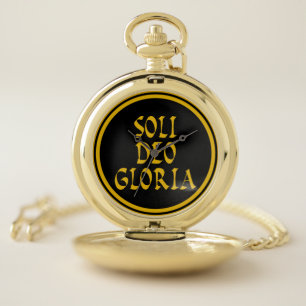 Soli Deo Gloria Pocket Watch