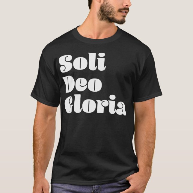 Soli Deo Gloria Premium _1  T-Shirt (Front)