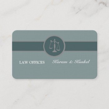 Solicitor  Dose Of Luxe Blue Attorney Lawyer Business Card by 911business at Zazzle