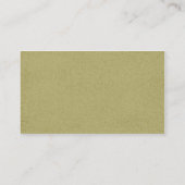 SOLID08 SOLID TAN GREENISH NEUTRAL COLOR  TEMPLATE BUSINESS CARD (Back)