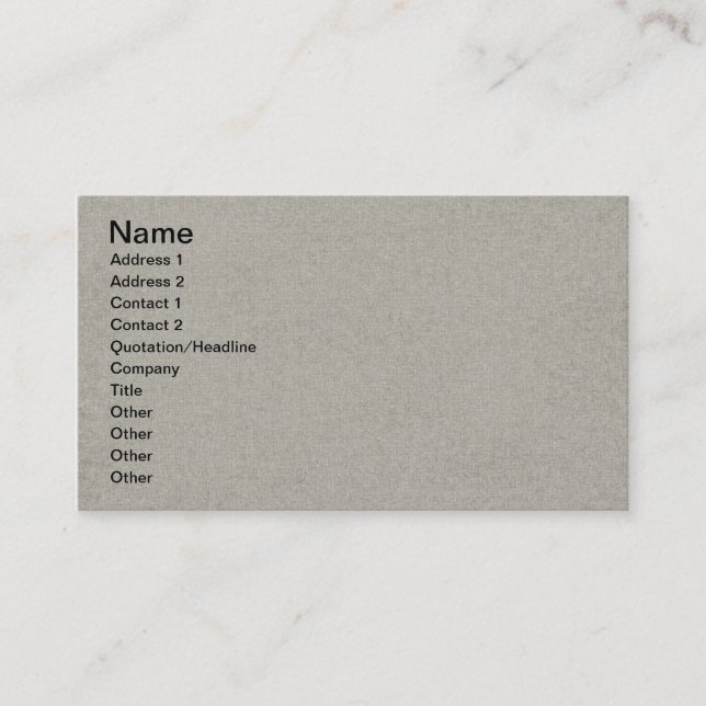 solid10 STEEL SOLID LIGHT GREY GRAY TEXTURE TEMPLA Business Card (Front)