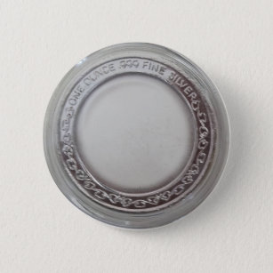 Solid .999+ Blank Silver Round Ounce Button