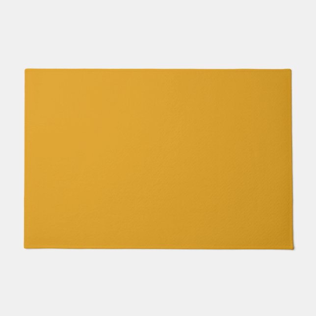 Solid amber dirty yellow doormat (Front)