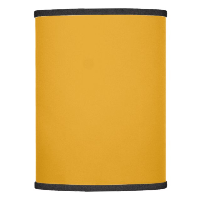 Solid amber dirty yellow lamp shade (Front)