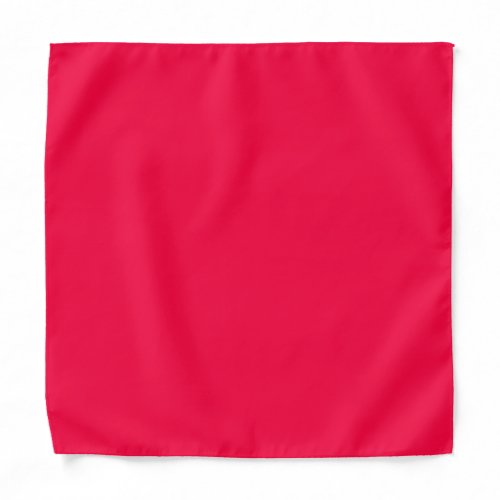 Solid american rose red bandana