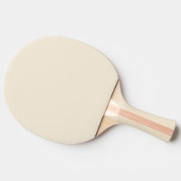 Solid antique white light beige ping pong paddle