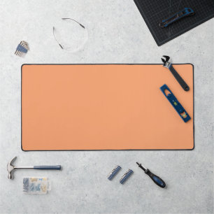 Solid Apricot Desk Mat