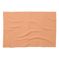 Solid Apricot Hand Towels