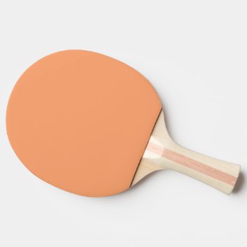 Solid Apricot Ping Pong Paddle by kahmier at Zazzle
