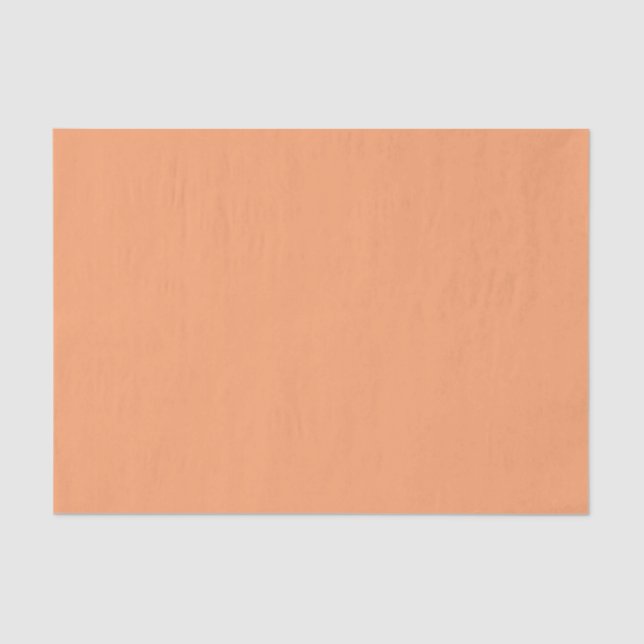 Solid Apricot Tissue Paper (Front)