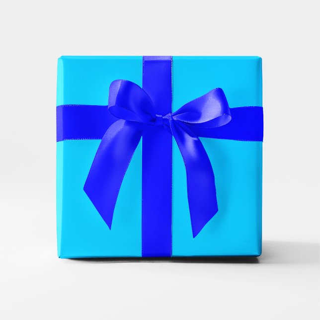 Solid Aqua Blue Wrapping Paper (Solid Aqua Blue Wrapping Paper)
