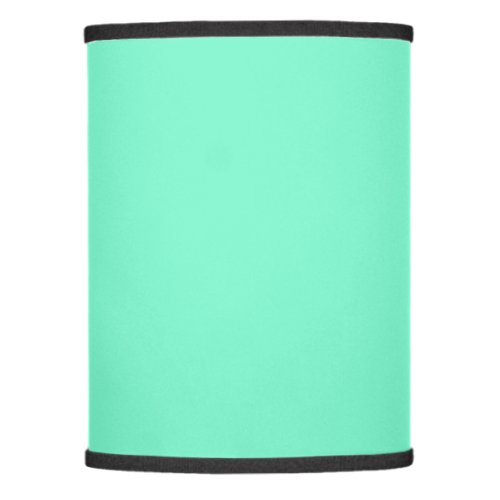 Solid aquamarine aqua mint lamp shade