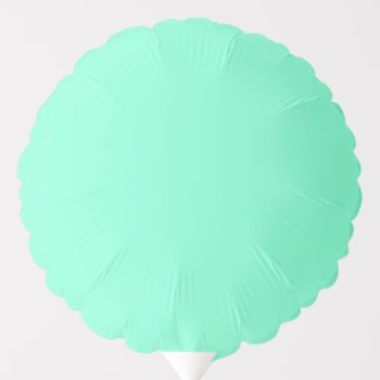 Solid Aquamarine Balloon by kahmier at Zazzle