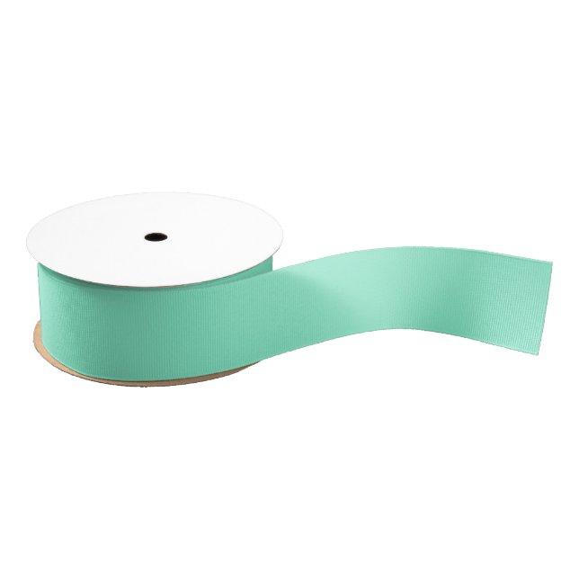 Solid Aquamarine Grosgrain Ribbon (Spool)
