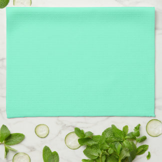 Solid Aquamarine Kitchen Towel