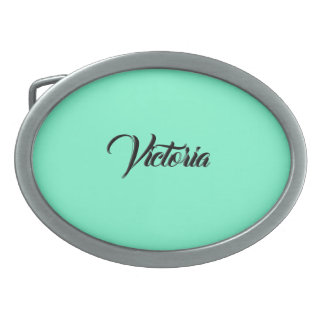 Solid Aquamarine Personal Belt Buckle