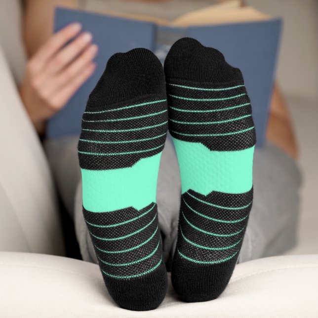 Solid Aquamarine Socks (Bottom)