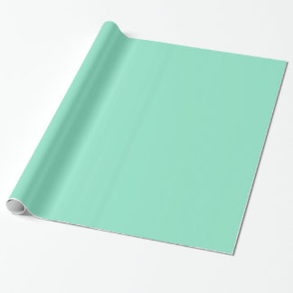 Solid Aquamarine Wrapping Paper