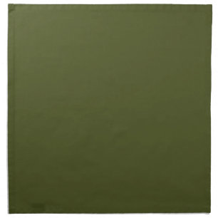 Solid Army Green Napkin