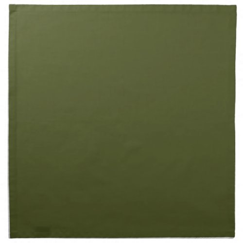 Solid Army Green Napkin