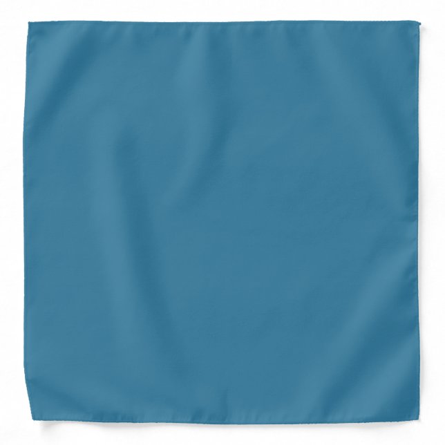 Solid Astral Blue Bandana (Front)