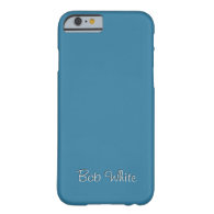 Solid Astral Blue Personalized iPhone 6 Case