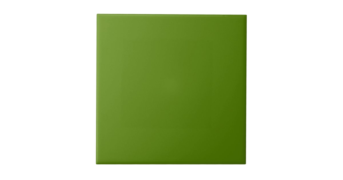 Solid Avocado Green Tile Zazzle Com