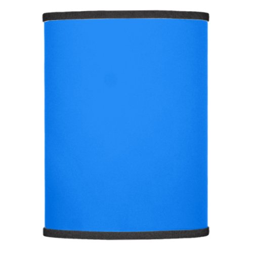Solid azure blue lamp shade