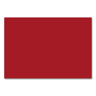 Solid Barcelona Red Mica color Table Number