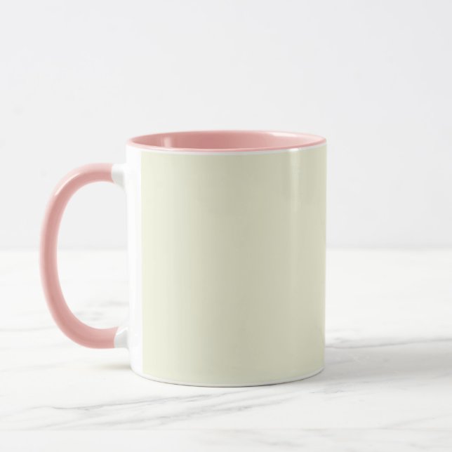 Solid Beige Combo Mug – Perfect Gift (Left)