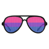 Solid Bisexual Pride Flag Aviator Sunglasses Solid Bisexual Pride Flag Aviator Sunglasses
