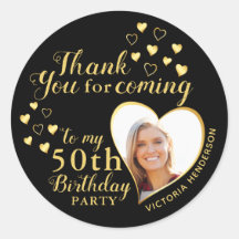 Thank You For Celebrating With Me Stickers