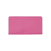 Solid Black and Hot Pink with Monogram Checkbook Cover (Back)