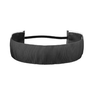 Solid Black Athletic Headband for Sports & Style