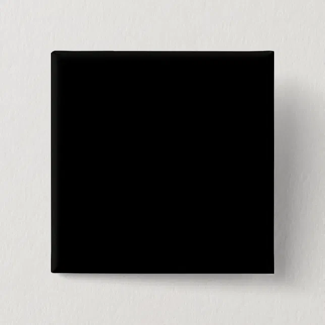 Solid Black Background Web Color 000000 Button | Zazzle