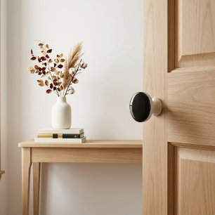 Solid Black Ceramic Cabinet Drawer Knob Decor