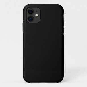 Solid Black Color iPhone 11 Case
