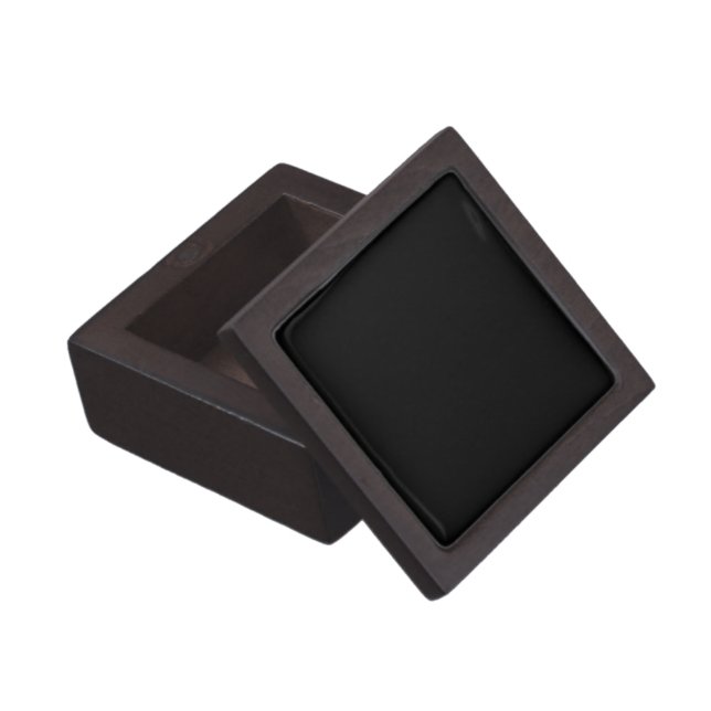 Solid Black Gift Box (Opened)