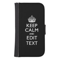 Solid Black KEEP CALM AND Edit Text
