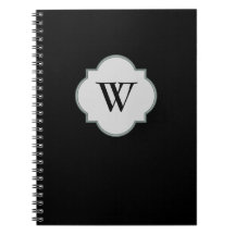Solid Black Monogram template