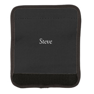 Solid Black Template Luggage Handle Wrap
