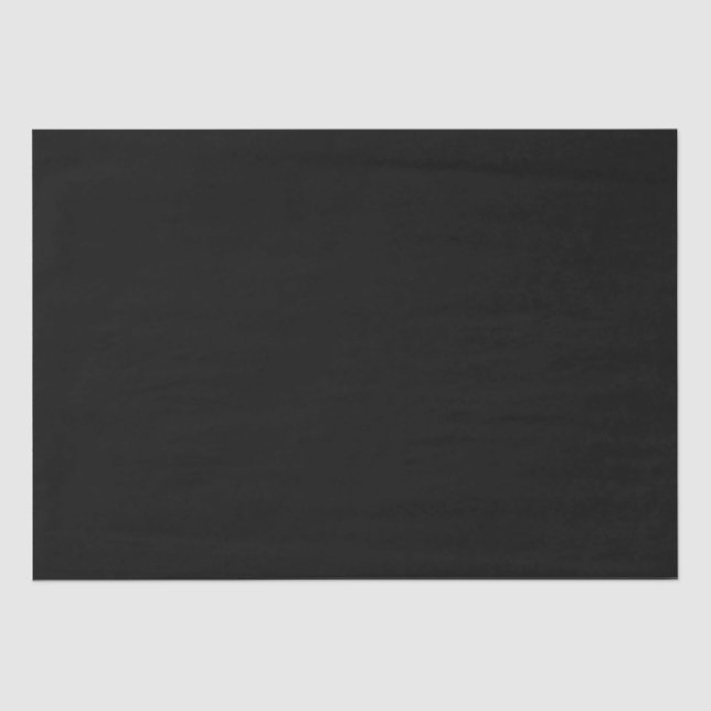 Solid Black  Tissue Paper (Front)
